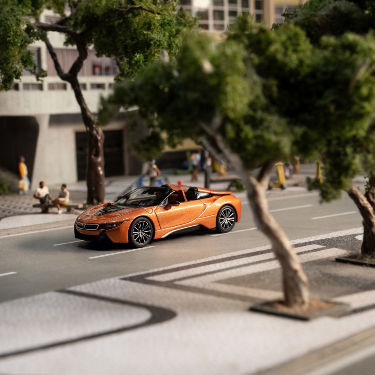 BMW i8 Roadster微型車1:64